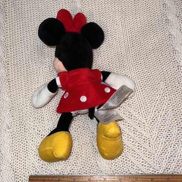Disney mini Minnie Mouse Soft Doll Plush 10” doll handheld Authentic Disney park - Picture 13 of 14
